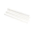 Baguette reliure à anneaux plastique 14 mm Fellowes - Boîte de 100