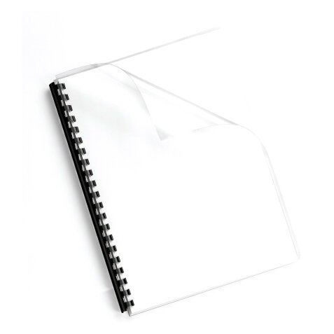 Couverture de reliure PVC Fellowes A4 20/100 transparent - Paquet de 100