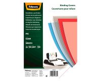 Bindeabdeckung PVC Fellowes A4 18/100 transparent - Packung mit 100
