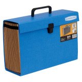 Bankers box - expanding file - tabbed - blue