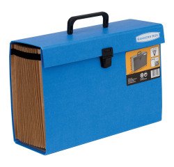 Maletín Clasificador Acordeón A4 Fellowes Bankers Box® azul