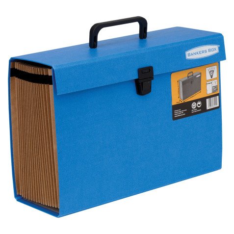 Fellowes Trieur accordéon Handifile Bankers Box - Bleu