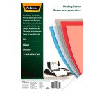 Couverture de reliure PVC Fellowes A4 20/100 transparent - Paquet de 100