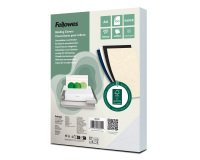 Couverture de reliure Fellowes Delta grain cuir 250 g A4 blanc - Boîte de 100