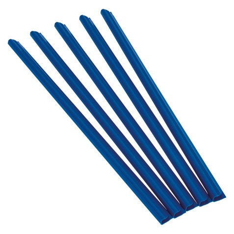 Baguette reliure manuelle Fellowes Relido A4 3 - 6 mm bleu - Boite de 50