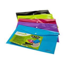Document wallet A4 assorted colors Seco