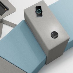 Caricatore a induzione tecnologia QI ad incasso 80 mm senza fili