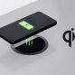 Induction charger with QI technology built-in, Ø 80 mm wireless 10W.