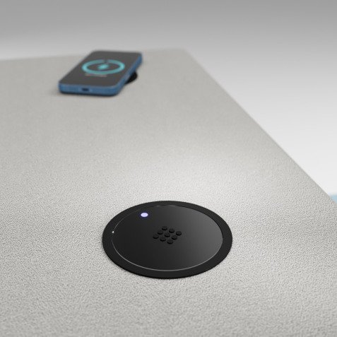 Chargeur induction technologie QI encastrable Ø 80 mm sans fil 10W