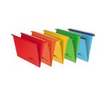 Cartelle  Sospese Joker per Cassetti in cartone premium 270 gr/mq, interasse 33 cm,, Fondo a V, Confezione Retail da 10 p.zi, Colori Assortiti