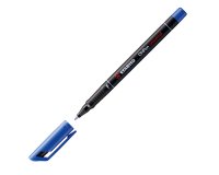 Marqueur permanent Stabilo OHPen pointe 0,4 mm bleu