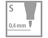 Permanent marker OhPen Stabilo 0.4 mm tip - Pack of 4