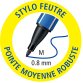 Bolígrafo rotulador Stabilo PointMax Arty - Paquete de 24