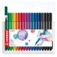 Bolígrafo rotulador Stabilo PointMax punta 1 mm - Paquete de 18