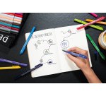 Stylo feutre Stabilo PointMax à capuchon pointe 1 mm - écriture moyenne - Pochette de 18