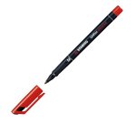 Marqueurs permanents OhPen Stabilo pointe moyenne 1 mm - Pochette de 4