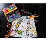 Stylo feutre Stabilo Point 88 Arty à capuchon - Pochette de 18