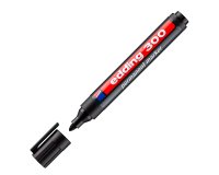 Marqueur permanent Edding 300 pointe ogive 1,5 à 3 mm noir
