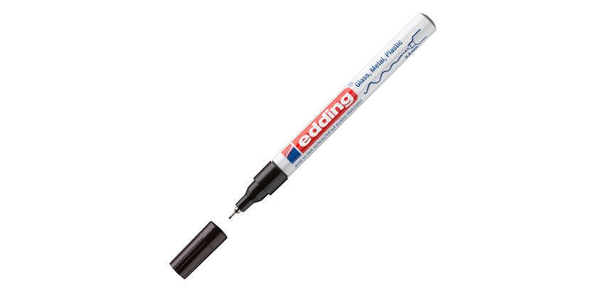 Permanentmarker Edding 780, Rundspitze 0,8 mm, schwarz
