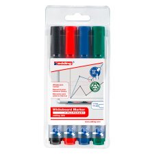 Viltstift edding 360 whiteboard rond 1.5-3mm assorti set à 4 stuks