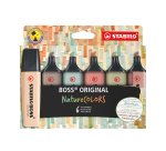 Surligneur Stabilo Boss NatureColors couleurs assorties - Pochette de 6