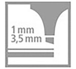 Surligneur Stabilo Flash couleurs assorties - Pochette de 4