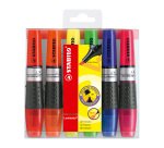 Surligneur Stabilo Luminator couleurs assorties - Etui de 6