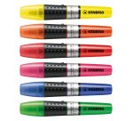 Surligneur Stabilo Luminator couleurs assorties - Etui de 6