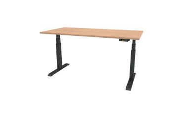 Sitz-Steh-Schreibtisch Omega elektrisch höhenverstellbar