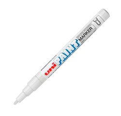 Permanent marker Uni Ball Paint Marker bullet point 0.8 to 1.2 mm white