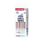 Bolígrafo estilográfico Uni Ball Eye punta 0,7 mm escritura media colores surtidos - Estuche de 5