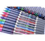 Bolígrafo estilográfico Uni Ball Eye punta 0,7 mm escritura media colores surtidos - Estuche de 5