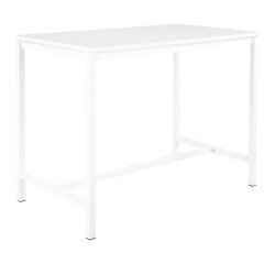 Hoge tafel Swap L 140 x H 110 x D 80 cm wit
