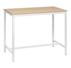High table Swap L 140 x H 110 x D 80 cm top in light oak