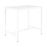 Table haute Swap L 120 x H 110 x P 80 cm Blanc