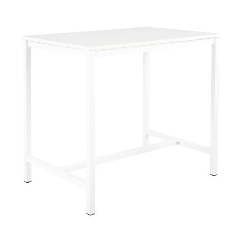 Table haute Swap L 120 x H 110 x P 80 cm Blanc