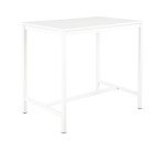 Table haute Swap L 120 x H 110 x P 80 cm Blanc