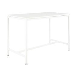 Table haute Swap L160 x H 110 x P 80 cm Blanc