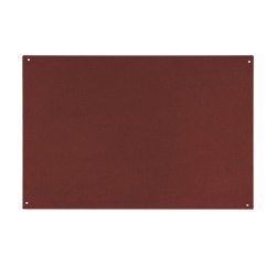 Tableau d'affichage en feutre bordeaux de Bi-Office, sans cadre, 90 x 60 cm