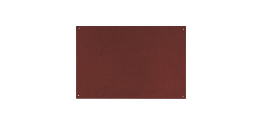 Tableau d'affichage en feutre bordeaux de Bi-Office, sans cadre, 90 x 60 cm