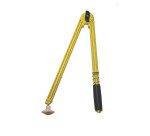 Compas en plastique incassable Jaune 50cm 1 ventouse et porte craies ou marqueur tableau