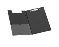Blockhalter mit Klemme A4 PVC-Beschichtung schwarz