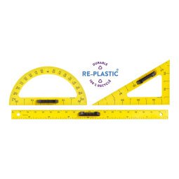 Set de traçage aimanté incassable jaune - 3 pièces