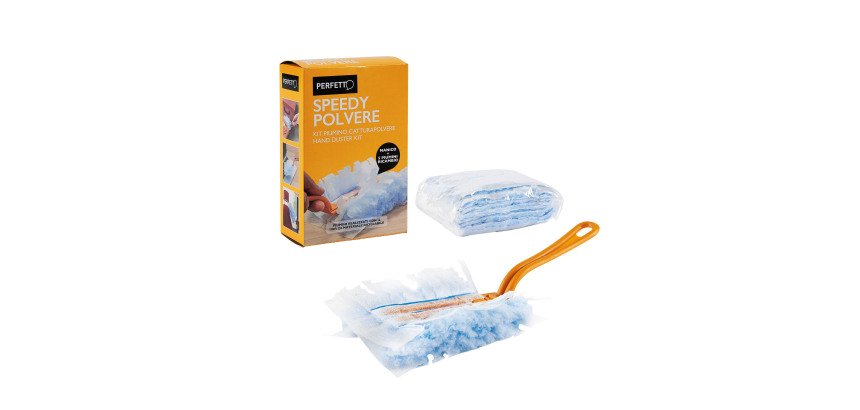 Piumino per lo spolvero Speedypolvere + 5 panni