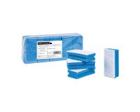 Spugne Pro-Color – fibra antigraffio – azzurro – 10 pz