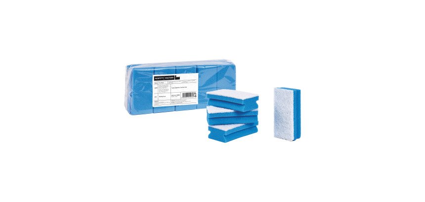 Spugne Pro-Color – fibra antigraffio – azzurro – 10 pz
