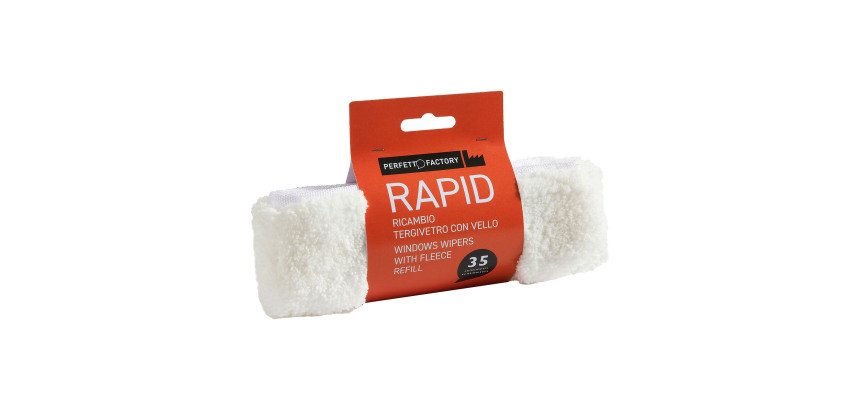 Ricambio per tergivetri con vello modello Rapid - cm 35