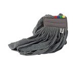 Mop a frange per pavimenti modello Raptor - microfibra a strisce gr. 300