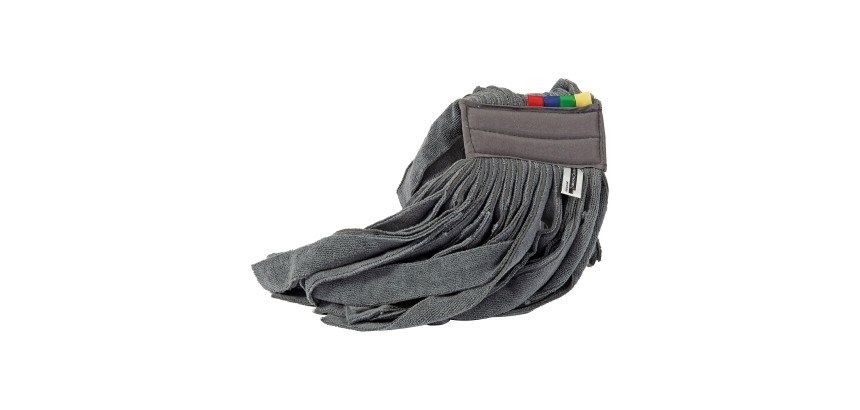 Mop a frange per pavimenti modello Raptor - microfibra a strisce gr. 300
