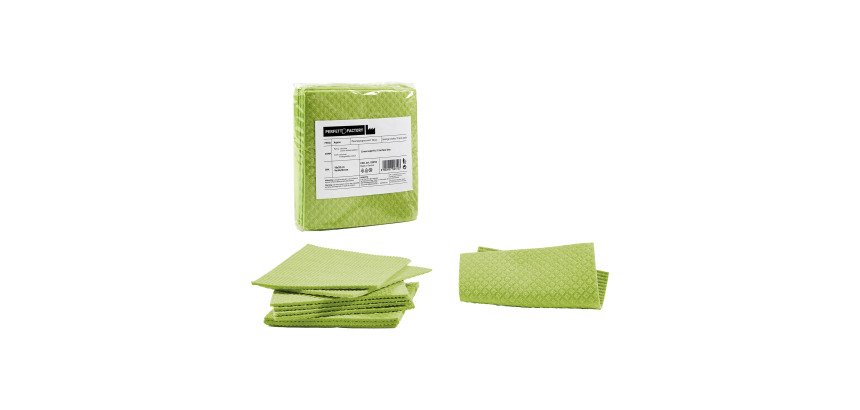 Pannospugna modello Aquos - cm. 18x20 – verde - conf. 10 pezzi